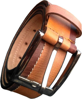 

JusTrack Men Formal Brown Genuine Leather Belt