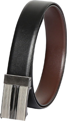 

Chisel Men Formal Black Genuine Leather Reversible Belt