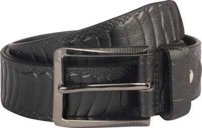 

Raza Men Casual Black Genuine Leather Belt