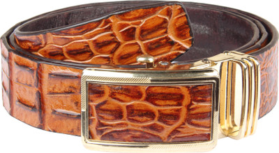 

Raza Men Casual Tan Genuine Leather Belt