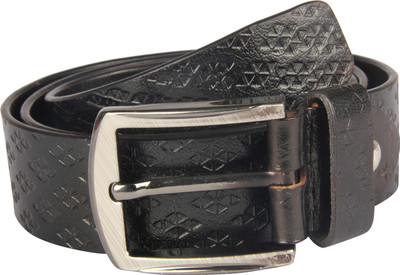 

Raza Men Casual Black Genuine Leather Belt