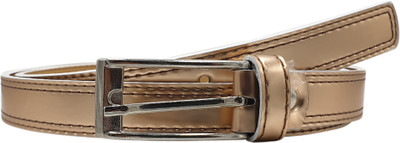 

Snoby Women Casual Gold Artificial Leather Belt