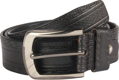 

Raza Men Casual Black Genuine Leather Belt