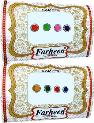 Farheen SAMEER FANCY BINDI FEMALE Multicolor Bindis(FANCY BINDI)