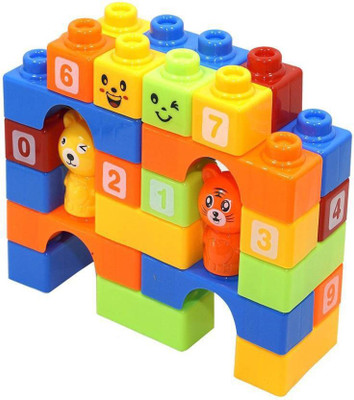 

alp cart Animal Park Educational Blocks (Set Of 40 Pcs) For Kids, Children (Multicolor)(Multicolor)