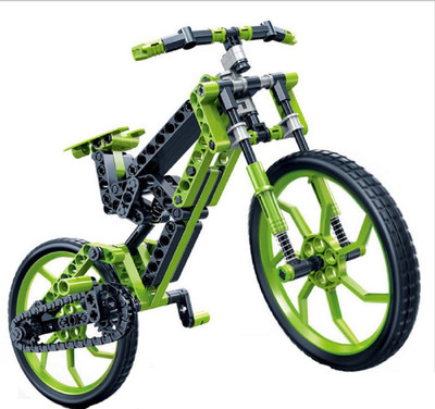 

Eduble 165 Pcs Educational Bicycle Building block(Green)
