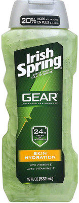 

Irish Spring Gear Body Wash, Hydrating(532 ml)
