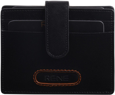 

Rene 10 Card Holder(Set of 1, Black)