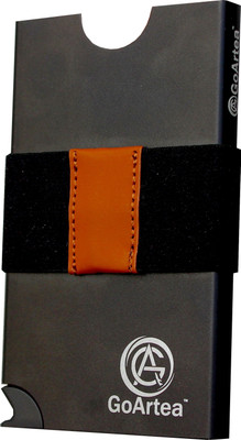 

GoArtea UltraSlim Wallet RFID Secure Metal Card Holder 6 Card Holder(Set of 1, Black)