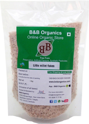 

B&B Little millet flakes / Samai aval (1 kg)(1000 g, Pouch)