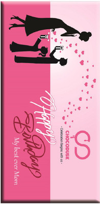 

Chocodusk Happy Birthday Mom (Pink) Chocolate Bars(85 g)