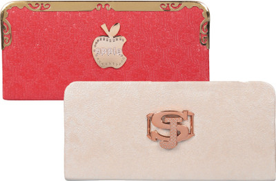 

Fashonic Casual Pink, Beige Clutch, Beige;pink