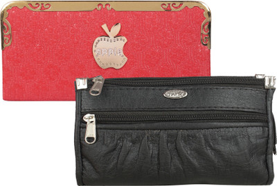 

Fashonic Casual Pink, Black Clutch, Black;pink