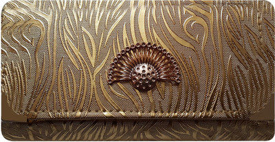 Bloomtail Casual, Party, Formal, Sports Gold Clutch