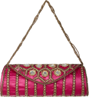 

GiftingTree Casual, Party Pink Clutch