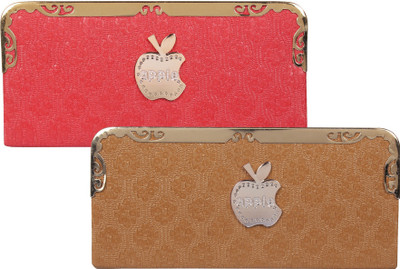 

Fashonic Casual Pink, Brown Clutch, Brown;pink