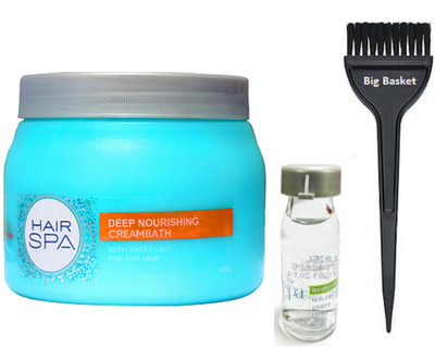 

big Basket Hair Brush,L'Oreal Hair Spa Deep Nourishing Creambath,Hydrating Concentrate(Set of 3)
