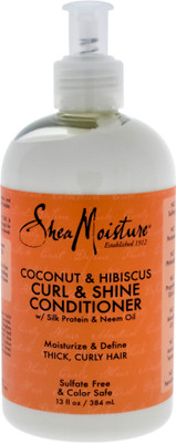 

Shea Moisture SheaMoisture Coconut & Hibiscus Curl & Shine Conditioner - 13 oz(384 ml)