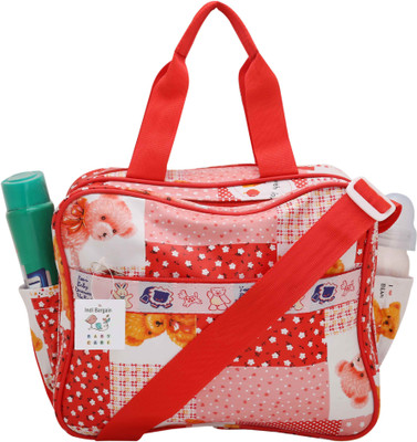 

Indi Bargain Diaper Bag, Mamas Bag, Baby Carrier Bag, Travelling Bag, Nursery Baby Multipurpose Multipocket Bag(Red)