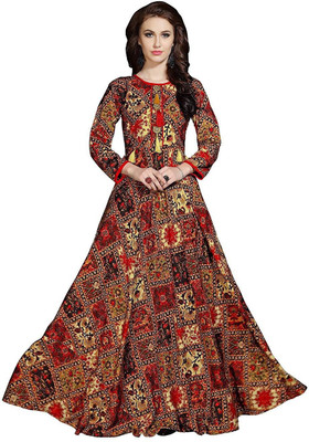ACOUSTIVE Women Gown Multicolor Dress