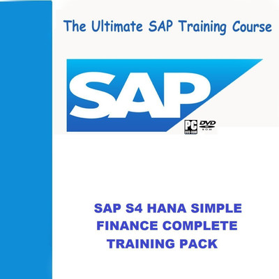

LEARN SAP S4 HANA SIMPLE FINANCE VIDEO TRAINING(MP4)