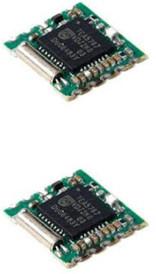 

KitsGuru (Set of 2) TEA5767 FM Stereo Radio Module Programmable & Low-power (70~108MHz) Electronic Components Electronic Hobby Kit