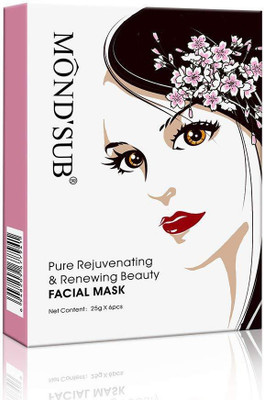 

Mond'sub Pure Rejuvenating & Renewing Beauty Mask(pack of 3)75g(75 g)