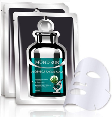 

Mond'sub Aloe Vera +Egf Facial Mask (pack of 3)60g(60 g)
