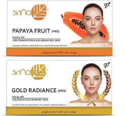 Skinatura Papaya Fruit + Gold Radiance Facial Kit 230 g(Set of 2)