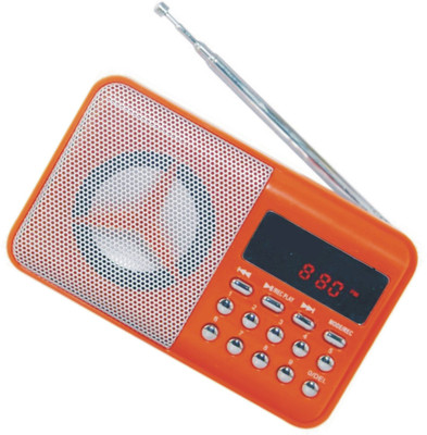 

OYD BT246 Digital Sound with Digital Display FM Radio Support Recording , USB pen drive, aux in FM Radio(Orange)