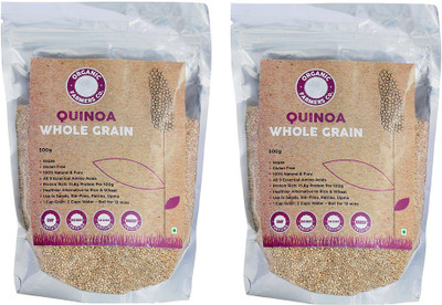 

Organic Farmers Co Organic Farmers Co. Quinoa Whole Grain (500g) SUPER SAVING pack of 2 Quinoa(500 g, Pack of 2)