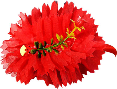

Proplady Princess Collection Floral Cutwork Wide Hair Band, Head Band(Red)