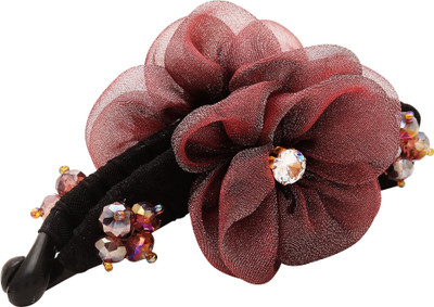 

Sanjog Maroon Color Banana Hair Clip For Girls/Women Banana Clip(Maroon)
