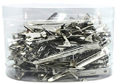 

Bueno Professional Hair Section Clips For Salon And Parlour Use, Hair Section Clips For Hair Styling For Women And Girls, Pack Of 1 Hair Accessory Set(Silver)