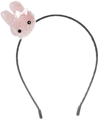 

Pikaboo Baby pink hairband with glossy bow Hair Band(Pink)