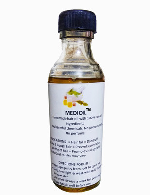 

medioil natural hairoil, handmade hairoil, hairoil Hair Oil(100 ml)