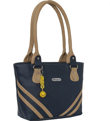 FD Fashion Shoulder Bag(Blue, Beige), Beige;blue