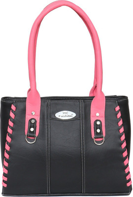 

FD Fashion Women Shoulder Bag(Black, Pink)