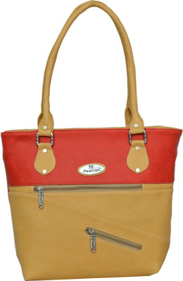 

FD Fashion Women Shoulder Bag(Beige, Red)