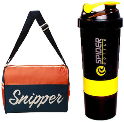 

Snipper Combo of Orange Tomy bag and Yellow Spider Shaker Gym & Fitness Kit