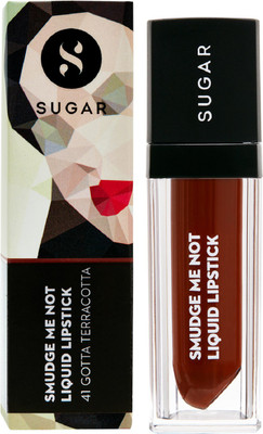 

Sugar SMUDGE ME NOT LIQUID LIPSTICK - 41 Gotta Terracotta((Burnt Orange), 4.5 ml)