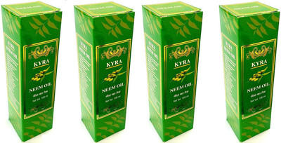 

kyra Natural Neem Oil for Hair Care and Skin Care 100 ml (Pack of 4)(100 ml)