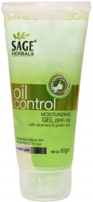 

Sage Herbals OIL CONTROL MOISTURISING GEL (SPF 15)(60 g)
