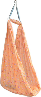 

Younique Cotton Infants Orange Baby Cradle Swing with Mosquito Net and Mosquito Net(Orange)