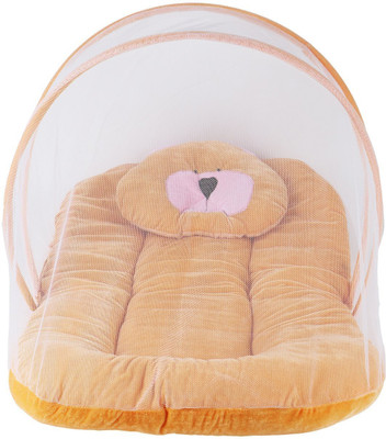 

Chhote Janab Nylon Infants BABY COTTON PADDED BED Mosquito Net(Peach)