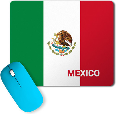 

PosterGully Mexico Football Team footballfan Mousepad Mousepad(Multicolor)