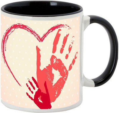 

AllUPrints All You Need Is Love Black Ceramic Mug(325 ml)