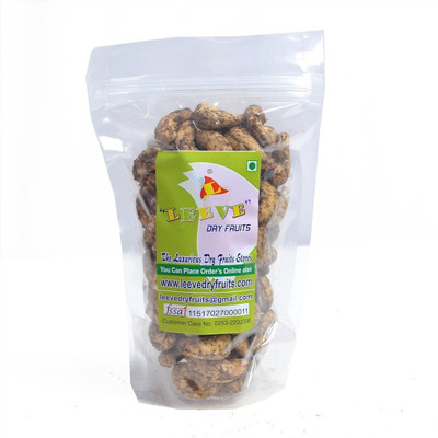 

Leeve Dry fruits Black Pepper Cashew | Kali Mirch Masala Kaju , 200gm Cashews(200 g, Pouch)