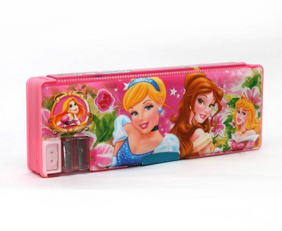 

lootmela disney Disney princess Art Plastic Pencil Box(Set of 1, Pink)