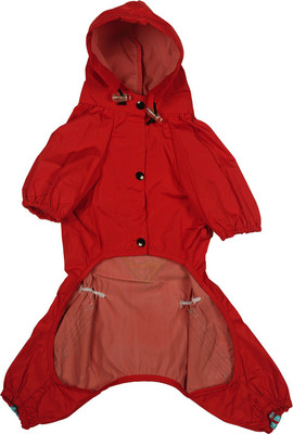 

Puppy love Raincoat for Dog(Red, Yellow